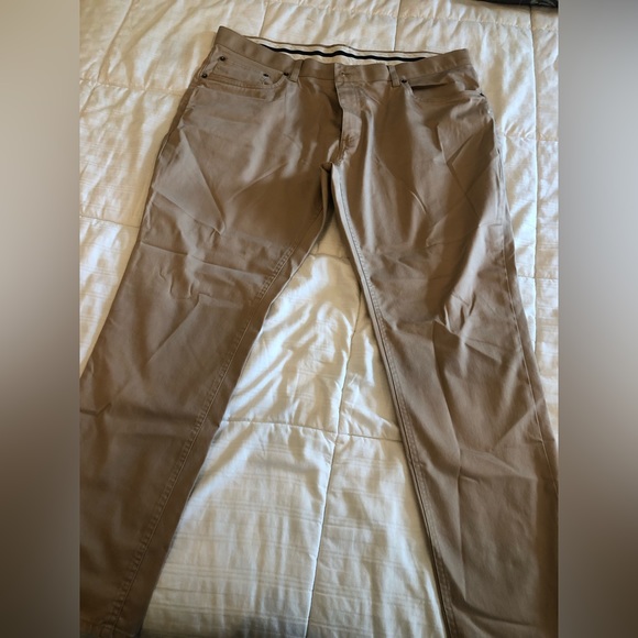 Brooks Brothers ADVANTAGE CHINO ELLIOT Two-Pleated Chino Pants, Men's, Size W34 cotton Beige type Vintage Second Hand